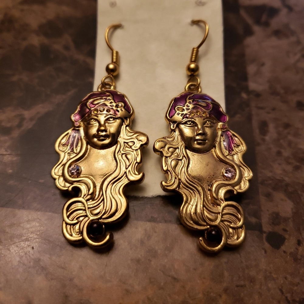 * NEW * Gypsy Ear Rings - Picture 2 of 2